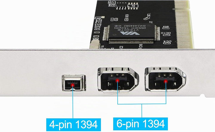 CERRXIAN 3 Port IEEE 1394 Firewire Card PCI Firewire Adapter IEEE 1394 PCI Controller Card for Deskt