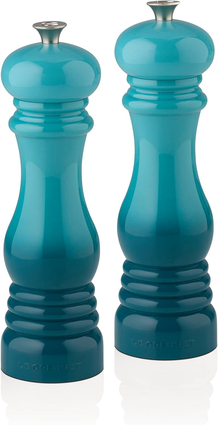 Le Creuset Pfeffermühle, ABS-Kunststoff, 6,2 x 6,2 x 20,8 cm, Keramik-Mahlwerk, Karibik, 96001900490