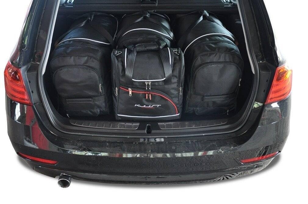 KJUST Dedizierte Reisetaschen 4 stk kompatibel mit BMW 3 TOURING F31 2012-2018