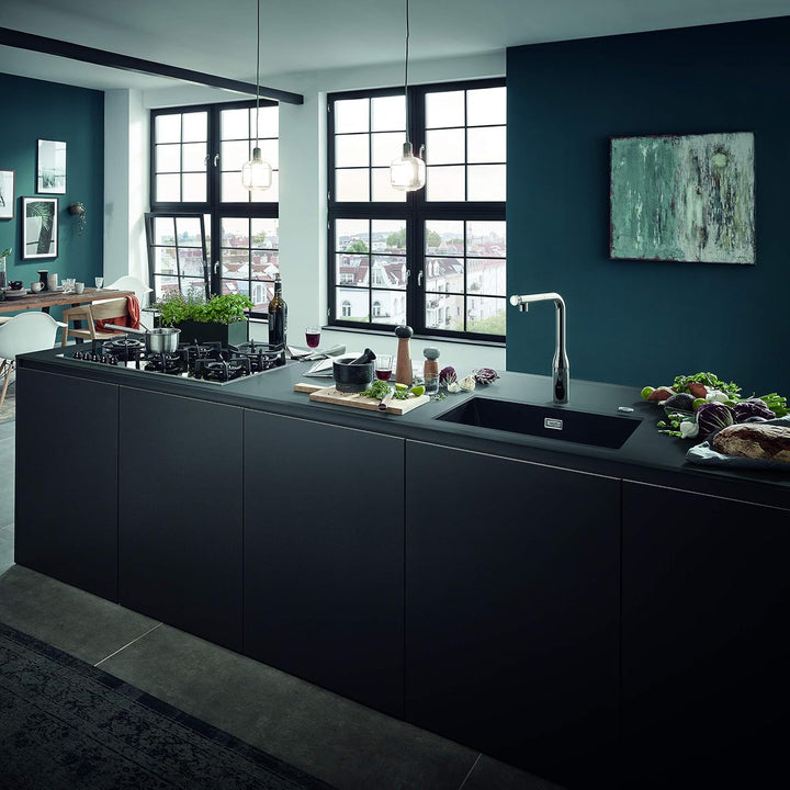 GROHE Essence Smartcontrol - Spültischbatterie (Einlochmontage, Schwenkbereich 140°, herausziehbarer