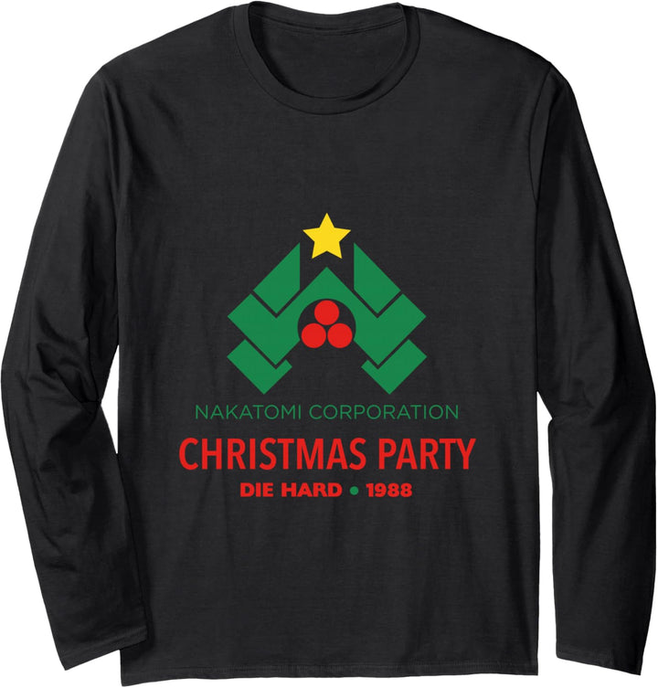 Die Hard Nakatomi Corporation Christmas Party 1988 Langarmshirt