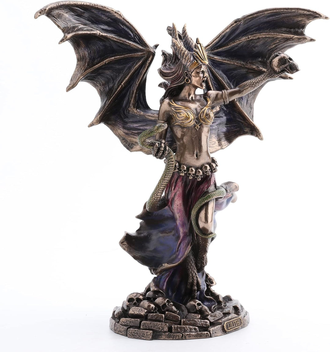 Veronese Design Lilith The Queen of Sheba Kunstharz-Skulptur, Bronze-Finish