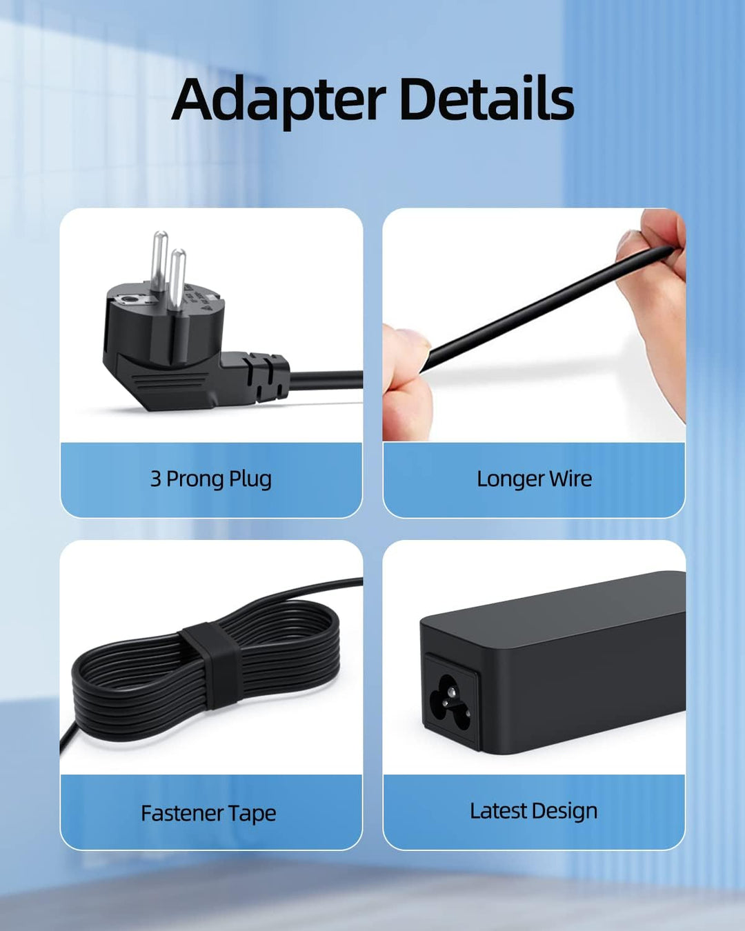 Superer 45W Ladekabel Ladegerät Passend für HP 255 250 240 G2 G3 G4 G5 G6 G7 G8 Laptop Netzteil Char