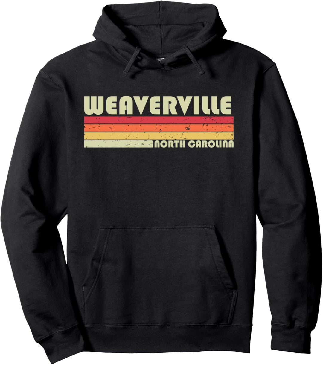 WEAVERVILLE NC NORTH CAROLINA Funny City Home Geschenk Retro Pullover Hoodie