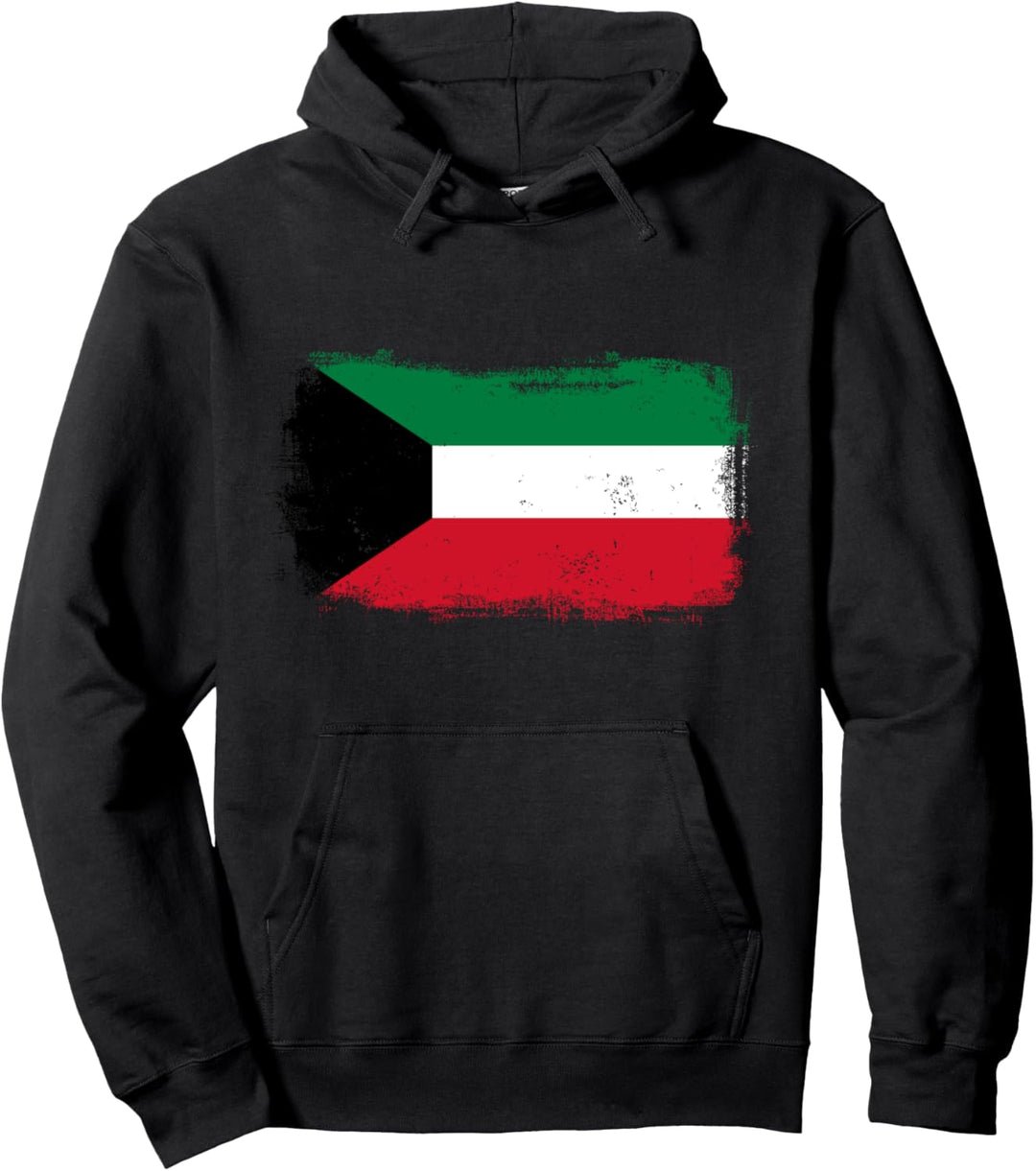 Kuwait Kuwaitische Nationalflagge Pullover Hoodie