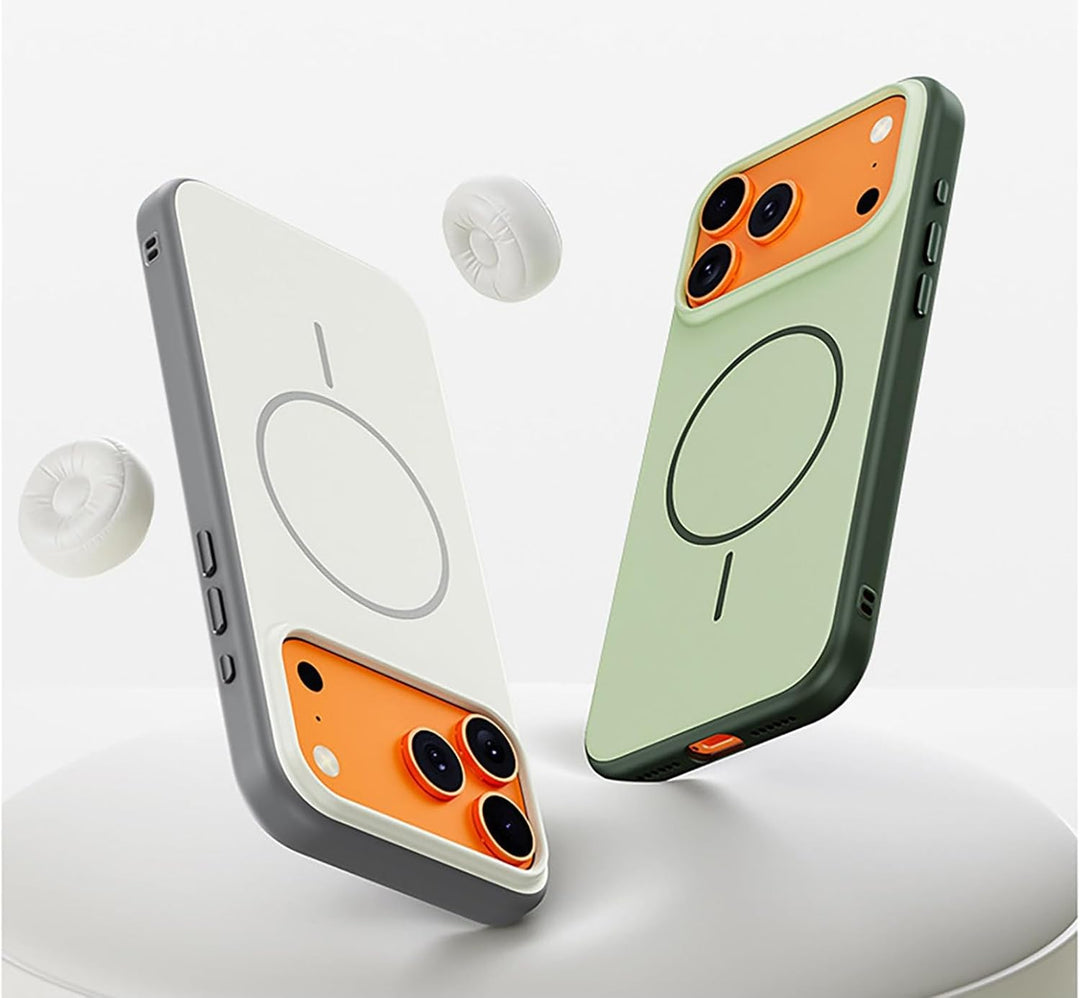 GIOPUEY Magnetische Handyhülle für Honor 600 Hülle, Case Kompatibel mit MagSafe, Matte PC Zurück + T