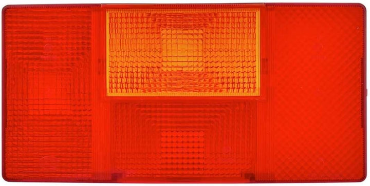 HELLA Rückleuchte - Glühlampe - 12V / 24V - Einbau - ECE/nicht SAE - Lichtscheibenfarbe: rot/gelb -