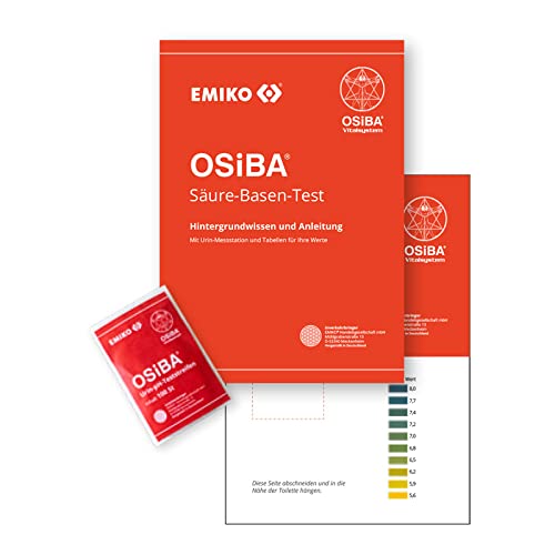 Emiko - Messstation Urin pH-Wert - 100 Messstreifen; Analyse des Urin-pH-Wertes zur Kontrolle des kö