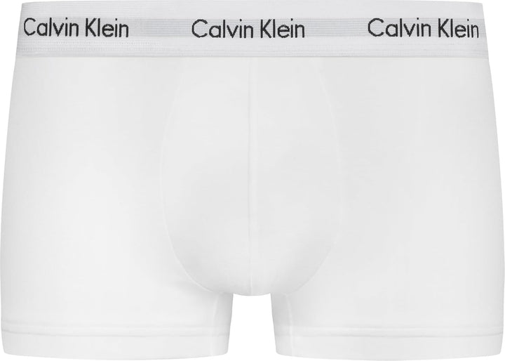 Calvin Klein Herren 3er Pack Boxershorts Low Rise Trunks Unterwäsche M Weiss, M Weiß