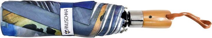 Anuschka Hand Painted Leather Multicompartment Organiser Tote Abstract Leopard, Abstract Leopard