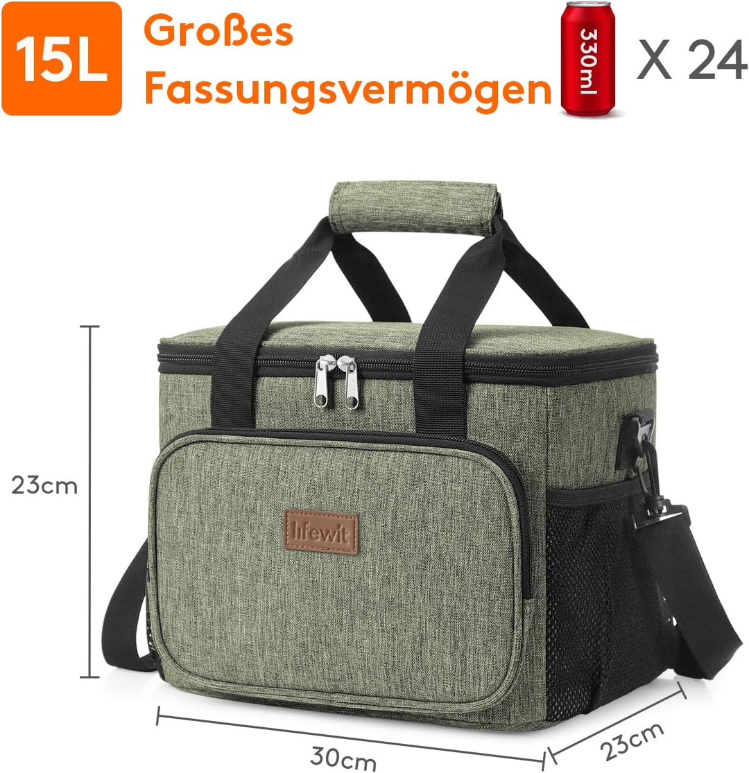 Lifewit Grosse Kühltasche Faltbar, Lunchtasche, Thermotasche Isoliertasche Picknicktasche für unterw