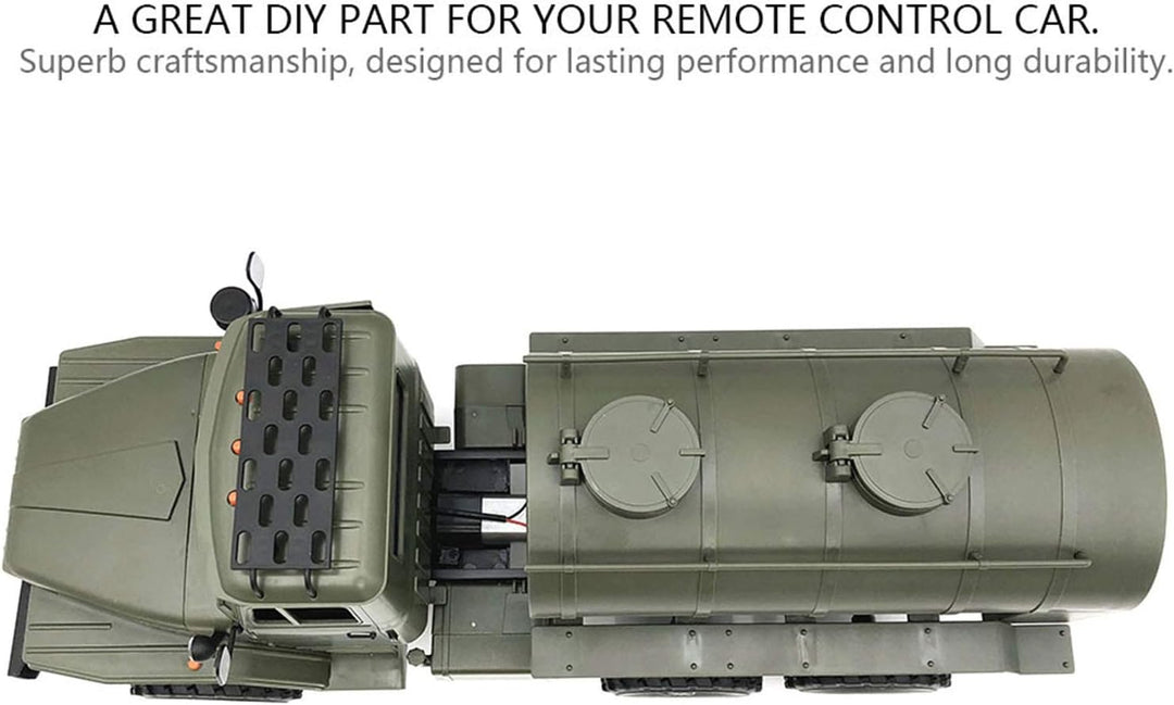 1:16 RC-Car-Chassis, DIY-Zubehör für WPL B24 B16 B36 Militär-LKW, Metall + Kunststoff, Ferngesteuert