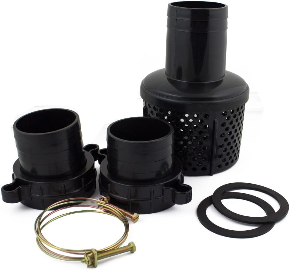 BITUXX® Benzin Schmutzwasserpumpe 3" Wasserpumpe Motorpumpe Kreiselpumpe Gartenpumpe Teichpumpe 6,5