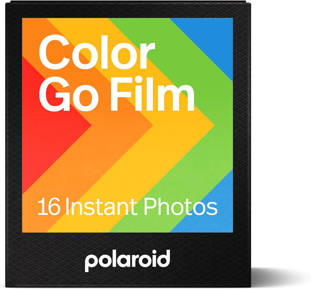 Polaroid Farbfilm für Go - Doppelpack - Schwarzer Rahmen, 16 Filme Farbe 16 Filme, Farbe 16 Filme