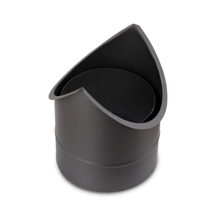 LANZZAS Ofenrohr Wandfutter/Mauermuffe für Aussenecke, im Durchmesser Ø 150 mm, Farbe: gussgrau - we