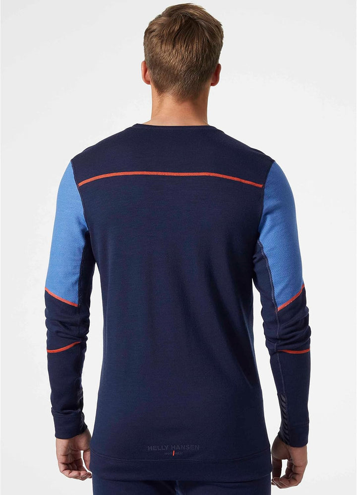 Helly Hansen Herren Ronde Hals Hh Lifa Merino Crewneck S Marineblau, S Marineblau