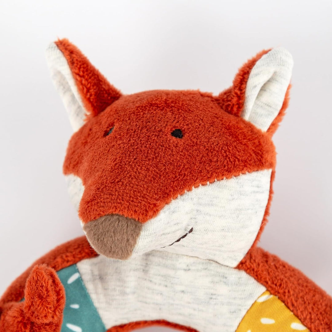sigikid 43224 Babyaktivspielzeug Greifling, Mehrfarbig/Fuchs, Mehrfarbig/Fuchs