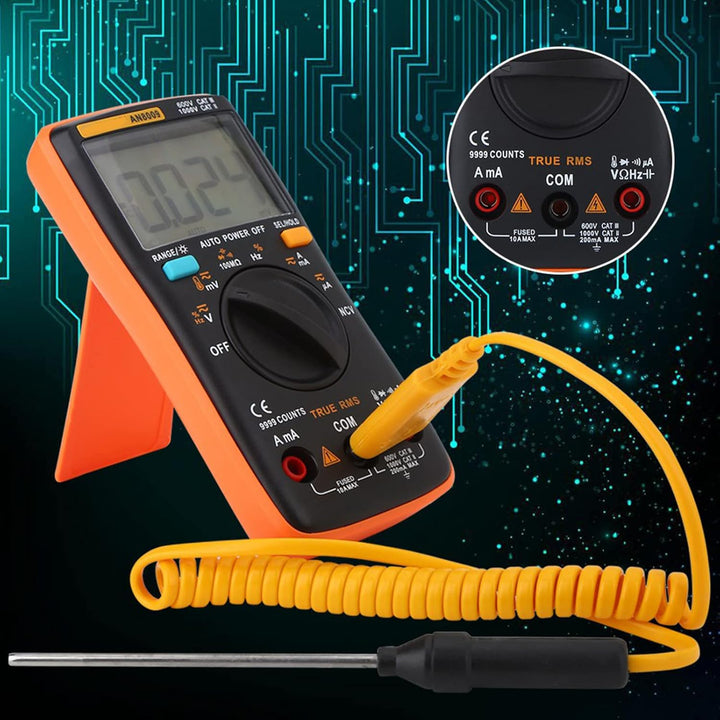 Autoanging Multimeter ANENG AN8009 Digital Multimeter mit Testsonden AC / DC Spannung Elektronischer