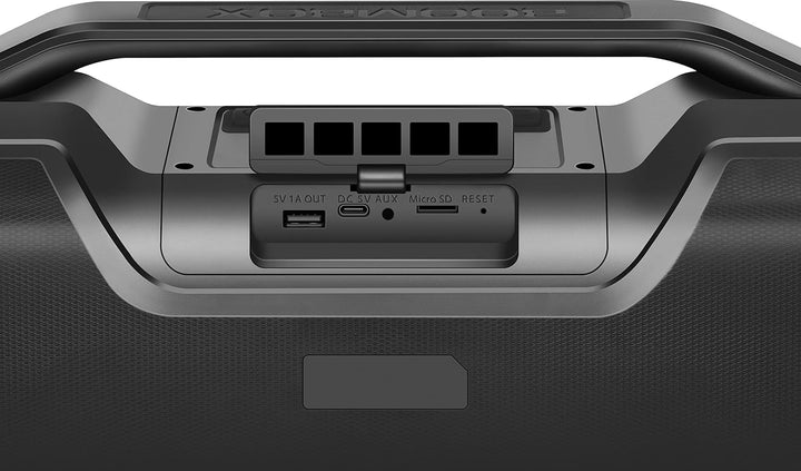 Defender Bluetooth-Lautsprecher Beatbox 50, IPX5 wasserdicht, Party Boombox 50 W mit Stereo-Sound, L