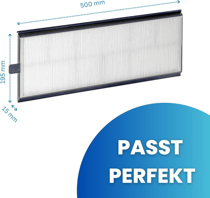 FILTERCAPS Filter für Zehnder ComfoAir 350, 500, 550 Ersatzfilterset 2X G4, Ersetzt ComfoAir 350/550