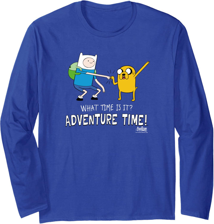 Adventure Time Finn and Jake Fist Bump Langarmshirt