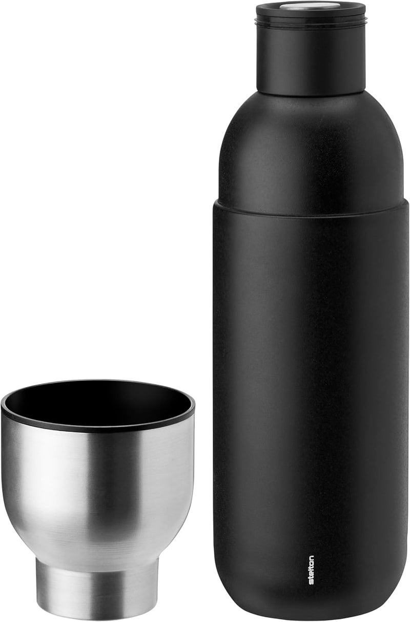 Stelton - Keep Warm Vacuum Insulated Bottle 750 ml - Black (366), Black