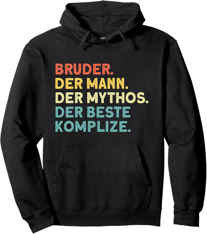 Bruder. Der beste Komplize. Bruder Schwester Pullover Hoodie