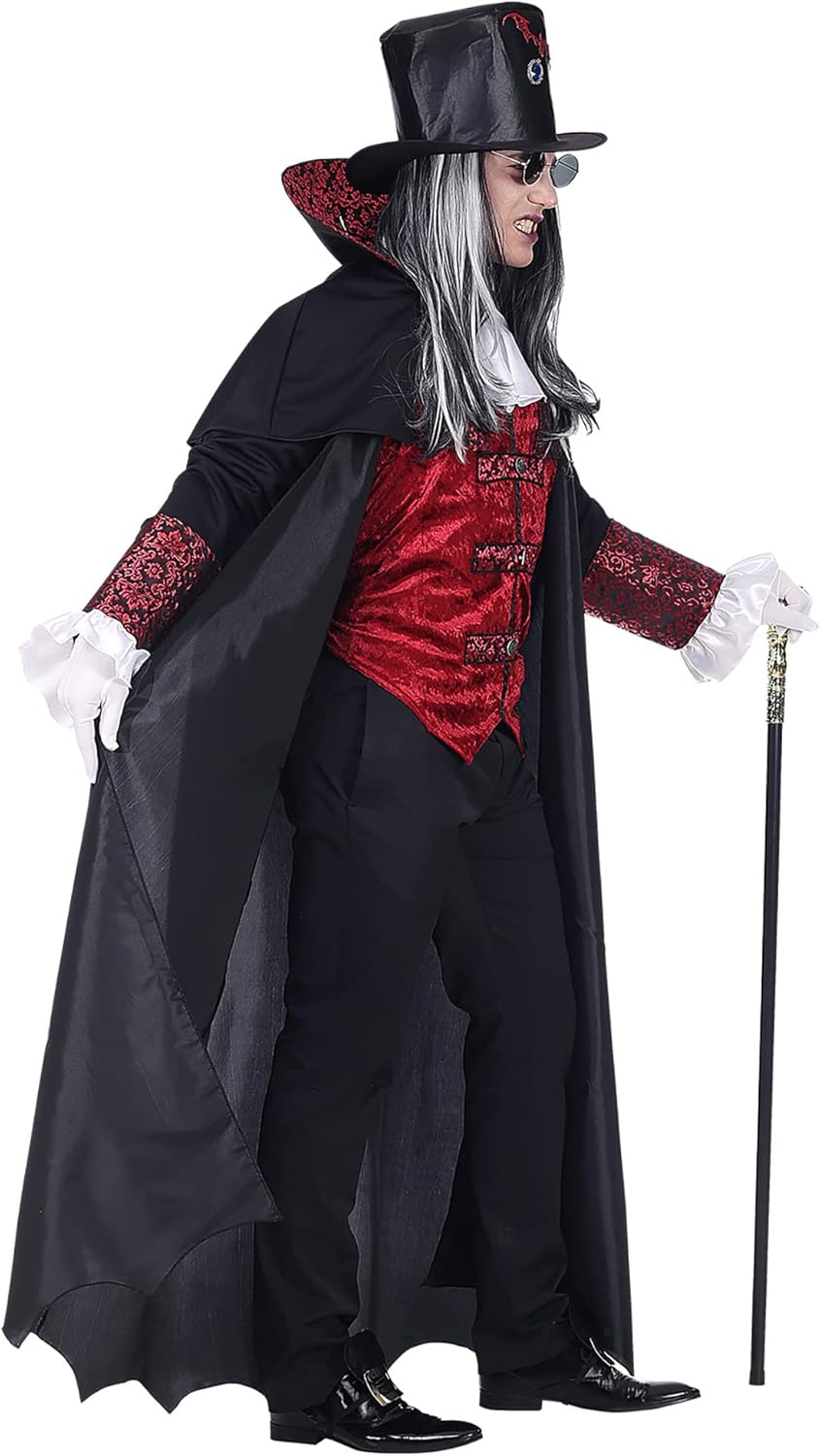 W WIDMANN MILANO Party Fashion - Kostüm Vampire Lord, Dracula, Faschingskostüme, Halloween XXL, XXL