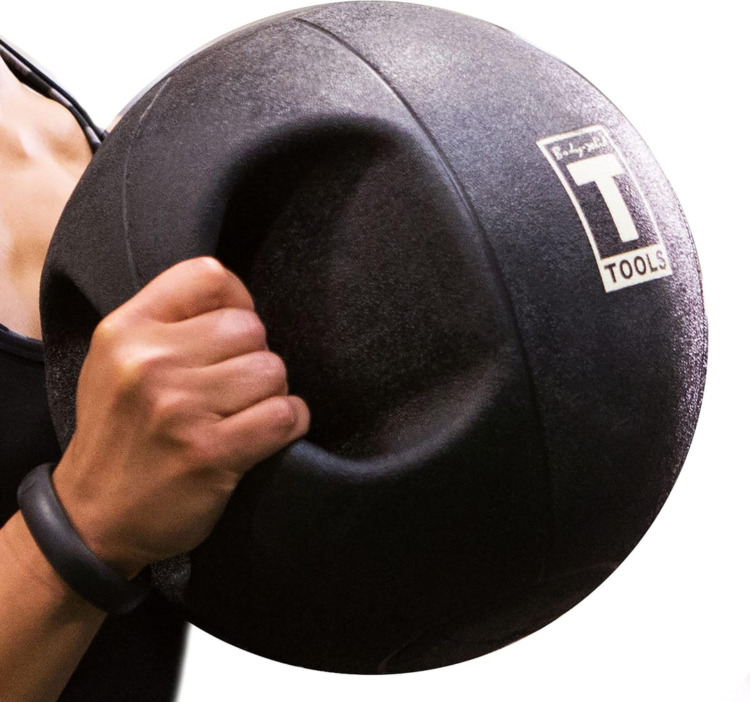 Body-Solid Dual Grip Medicine Ball 9,1 kg Schwarz, 9,1 kg Schwarz