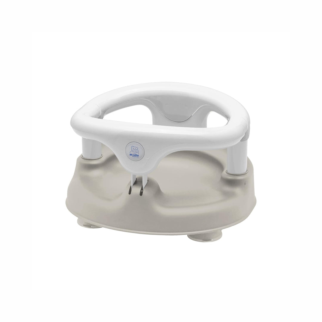 Rotho Babydesign Badewannensitz ab 7 Monaten beige | Rutschfester Badesitz mit hohem Sitzkomfort und