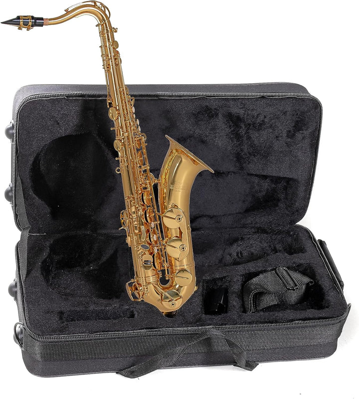 Roy Benson Bb-Tenor Saxophon MOD.TS-202 Messing Korpus lack., inkl. leichtem Rechtecketui, TS-202