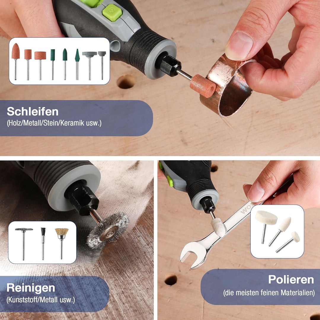 WORKPRO Multifunktionswerkzeug Zubehör Set 476 tlg. Drehwerkzeug Mehrzweck Zubehörset Zubehörsatz fü