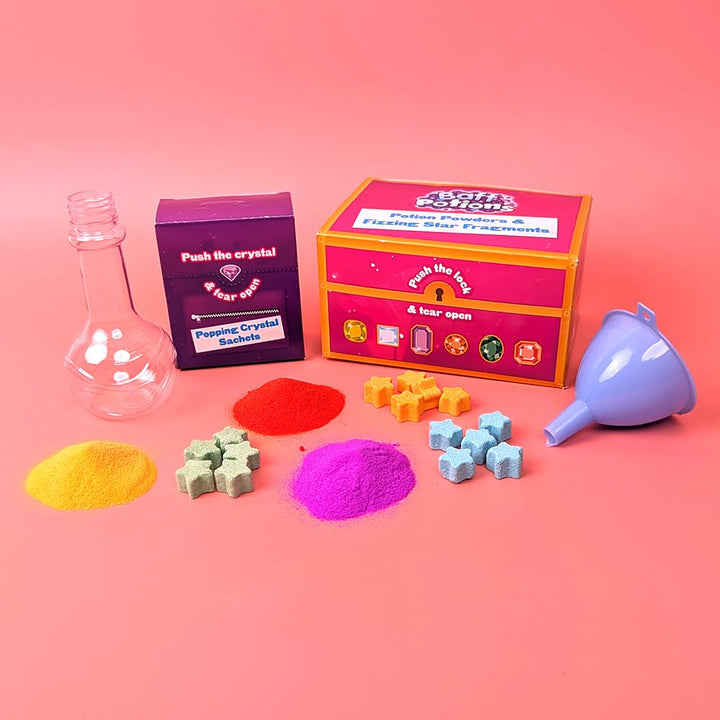 ZIMPLI - Baff Potions, Mix 6 Magical Potions That Fizz, Explode and Colour The Water, Science &amp; Educ