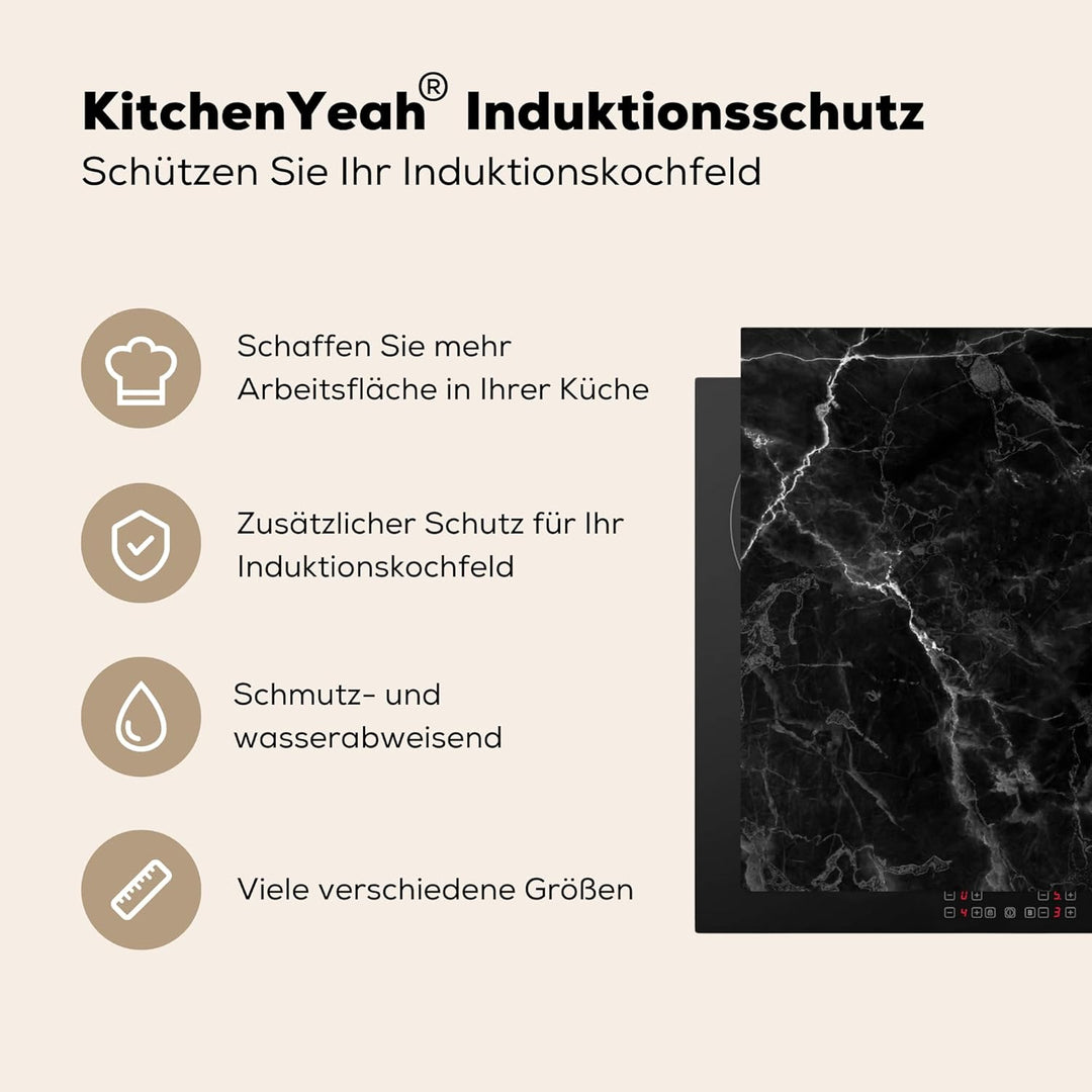 Herdabdeckplatte Einteilig Induktionsmatte Küche Abdeckung Ceranfeld Herd Abdeckplatte Deko Vinyl Ma
