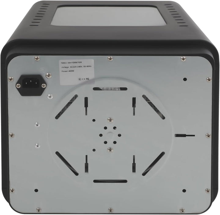 Dörrautomat Dehydrator Dörrgerät, Dörrautomatenmit 6 Edelstahl Schalen, Einstellbare Arbeitstemperat