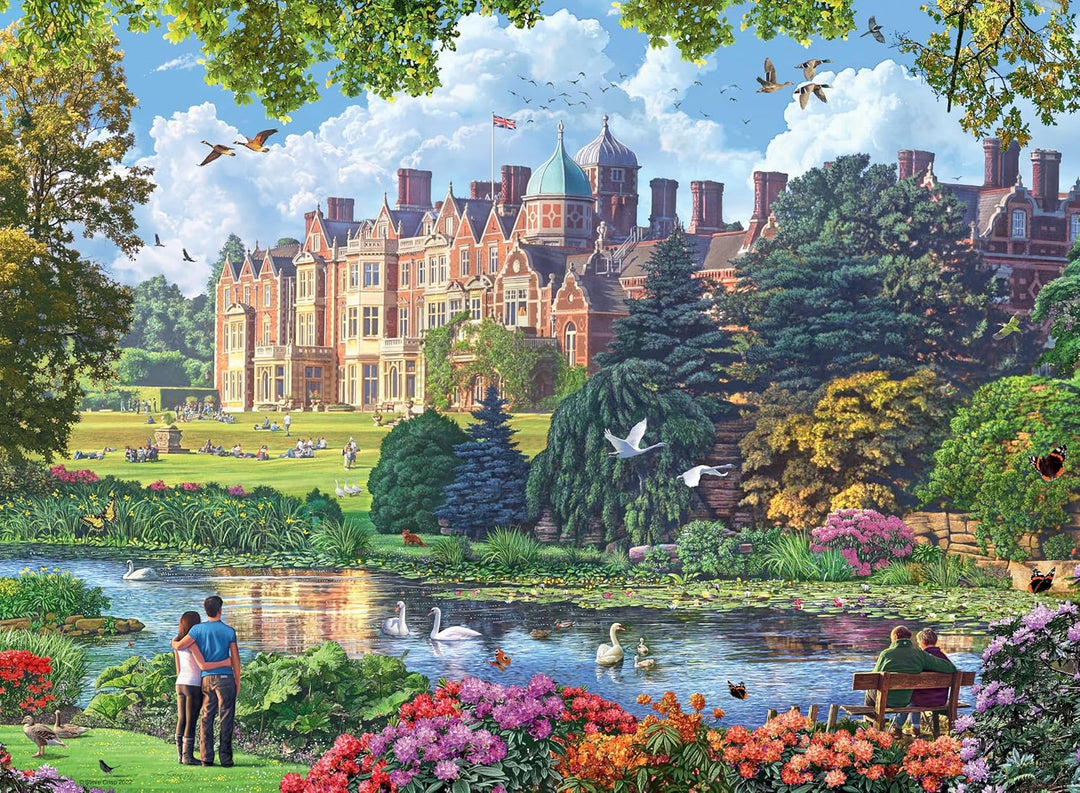 Ravensburger Happy Days Royal Residences 4X 500 Piece Jigsaw Puzzle for Adults & Kids Age 10 Years U