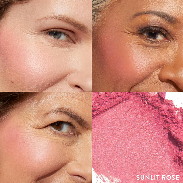 LAURA GELLER NEW YORK Dermatologist Approved - Baked Blush-n-Brighten Marbleized Blush- Sunlit Rose