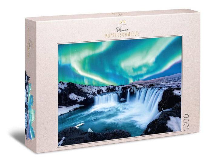 Ulmer Puzzleschmiede - Puzzle „Die Elemente des Nordens“ - Beeindruckendes 1000 Teile Natur-Puzzle –