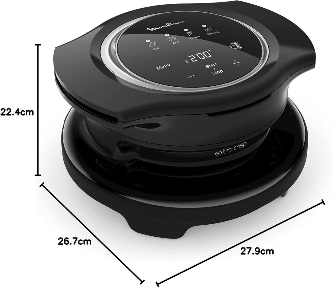 Moulinex Extra Crisp Deckel Cookeo, knusprige Rezepte, 4 automatische Programme, manueller Modus, ei