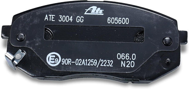 ATE Bremsenset Vorderachse inkl. Bremsscheiben vorne Ø 305 mm belüftet und Bremsbeläge vorne Kompati