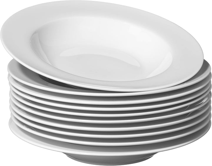 METRO Professional Suppenteller Fine Dining, Porzellan, ¯ 21.5 cm, wei§, 6 StŸck