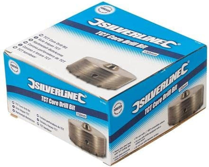 Silverline 941865 Hartmetall-Bohrkrone 150 mm, 150 mm