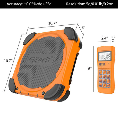 Elitech 150KG HVAC Kältemittelwaage LMC-310A,R134a R410a AC Digital Refrigerant Scale Über Bluetooth