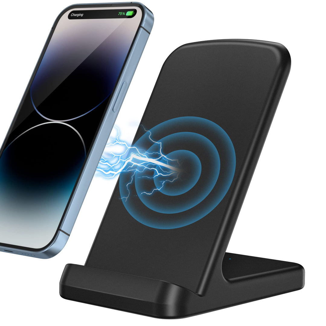Wireless Charger, Zestiq 15W Induktive Ladestation Handy Ständer, Schnelles Kabelloses Ladegerät für