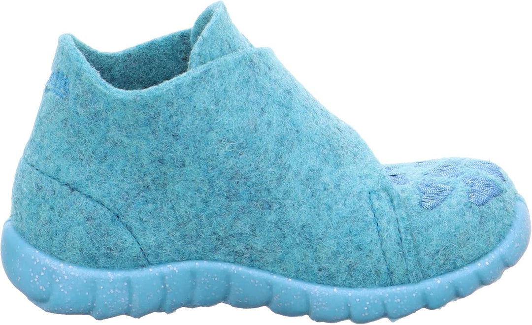 Superfit HAPPY Hausschuhe 0-800294 Mädchen 21 EU Türkis 8400, 21 EU Türkis 8400