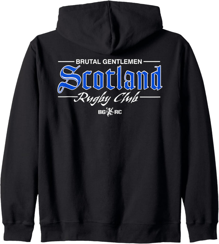 Brutal Gentlemen Rugby Club Scotland doppelseitig Kapuzenjacke