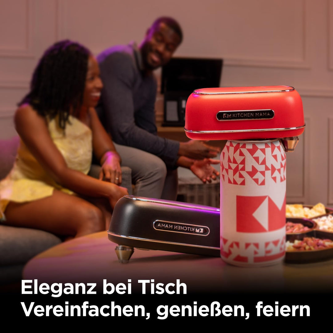 Orbit One wiederaufladbarer Dosenöffner von Kitchen Mama: Freihändige Bedienung, Aufladen über USB-C
