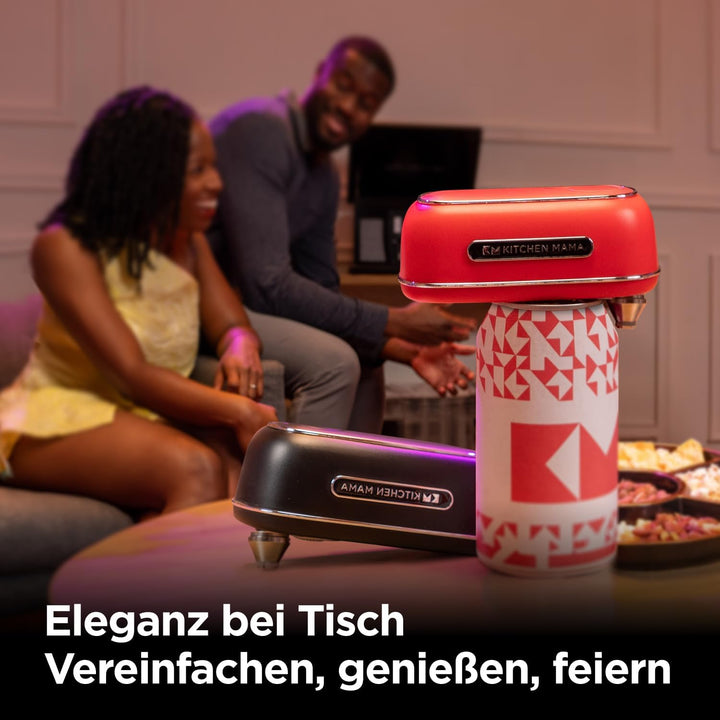 Orbit One wiederaufladbarer Dosenöffner von Kitchen Mama: Freihändige Bedienung, Aufladen über USB-C