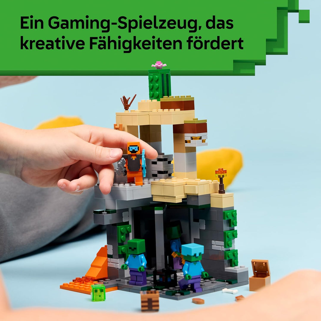 LEGO Minecraft Zombieverlies - Bauspielzeug für Rollenspiele - Minecraft-Spielset für Jungen und Mäd
