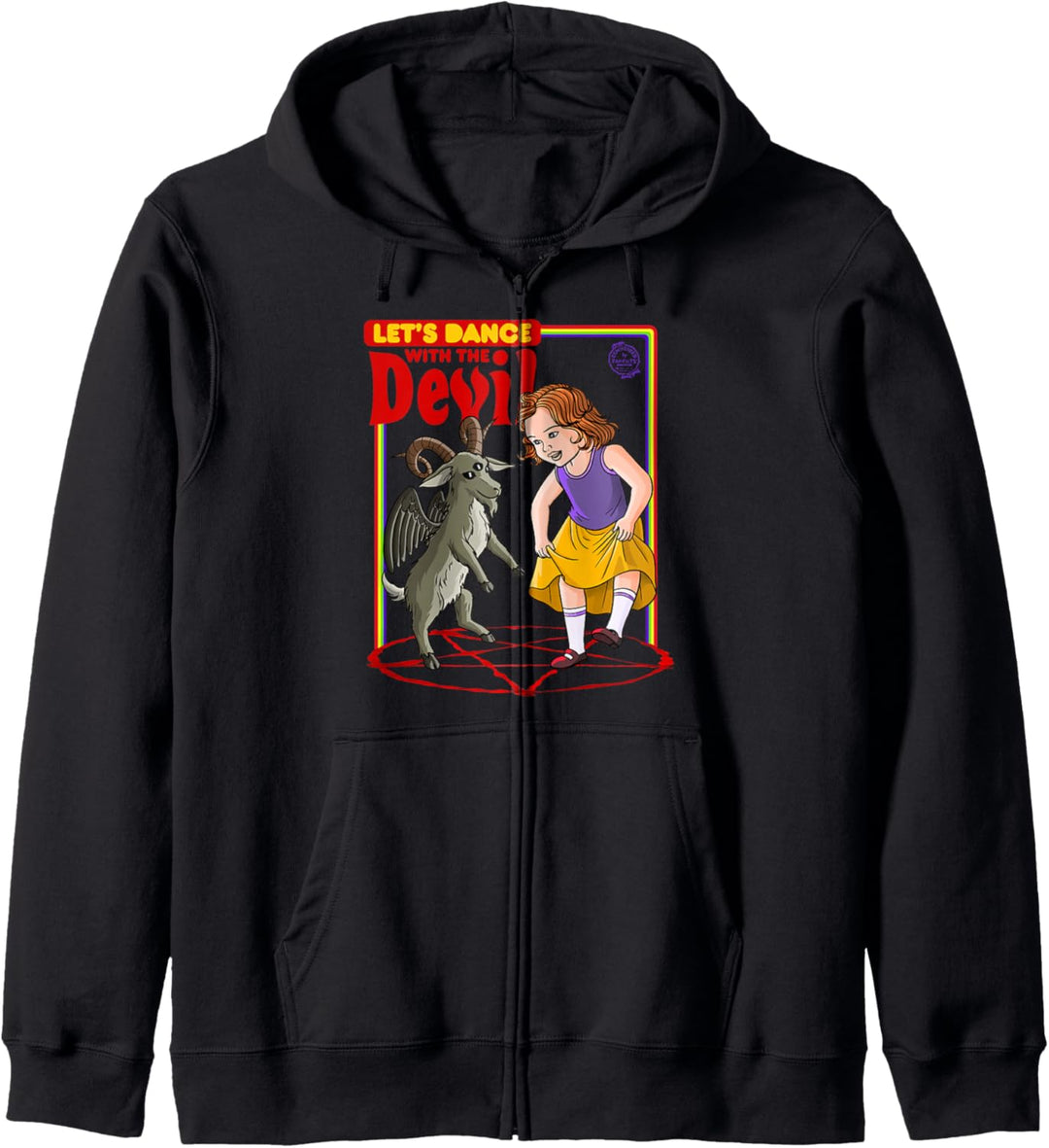 Blackcraft Let's Dance with the Devil Satanic Baphomet game Kapuzenjacke